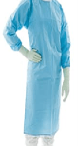 Premium cleanroom disposable apron for pharmaceutical use