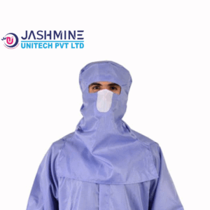 Mandarin Collar Suit, Attached Eye Open Head gear with Net mask