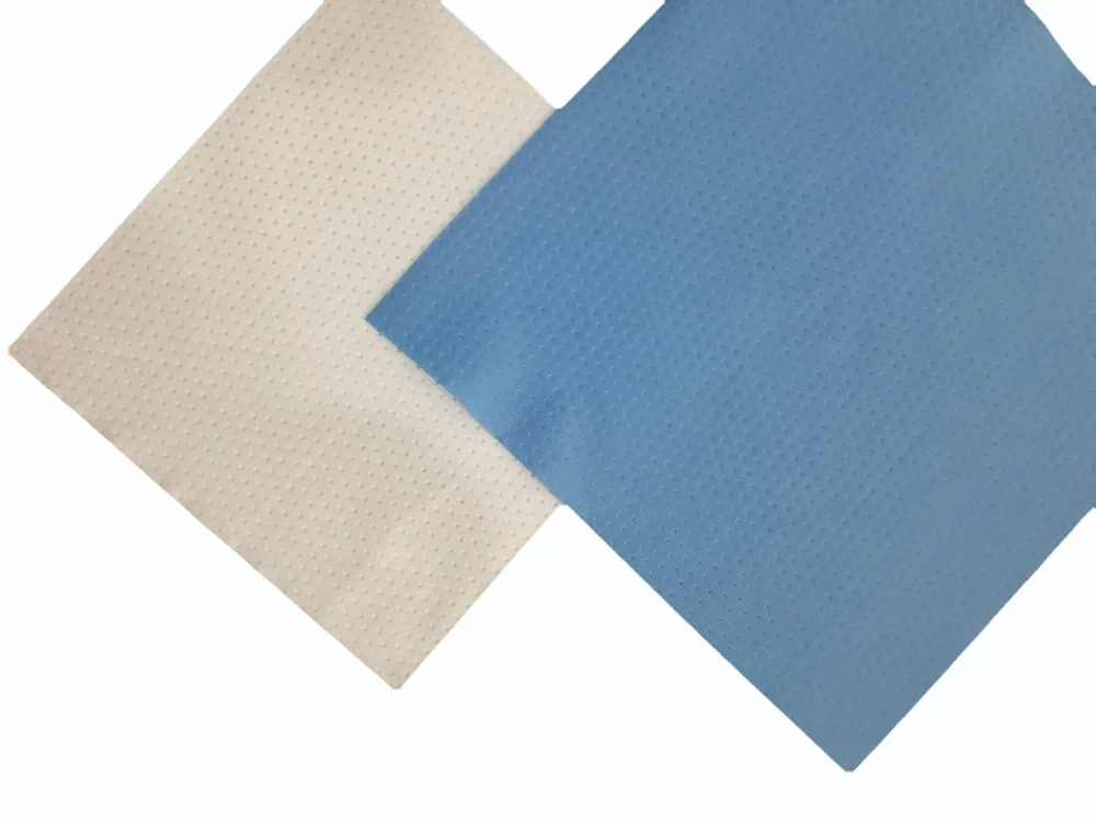 Lint Free Dotted Wipes - White Lint Free Dotted Wipes White Cleanroom ESD Wiping Cloths