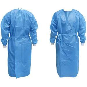 Premium medical disposable gown fluid resistant and breathable