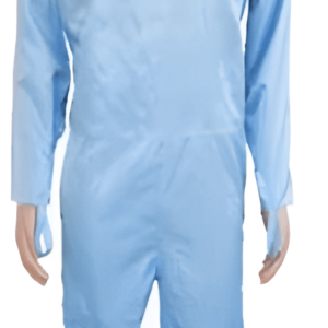 Single touch cleanroom coverall suit by Jashmine Unitech