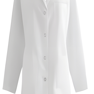 Turn-collar cleanroom lab coat by Jashmine Unitech